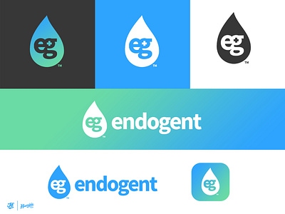 Endogent health app Logo design app icon brand and identity brand designer branding design graphicdesign logo logo design