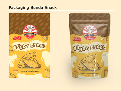 Packaging makanan packaging packagingdesign pastel snack vector yellow