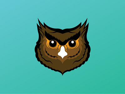 owl head vector