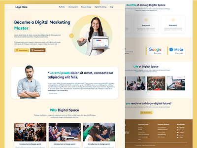 Digital Space - Digital Marketing Landing Page