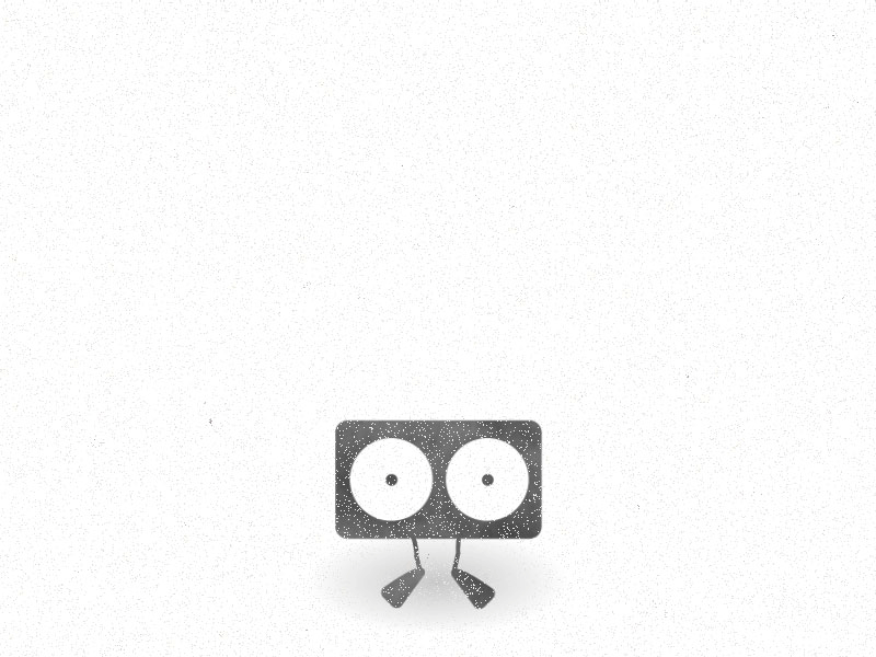 Strange thing 2d animation character eyes illustration strange