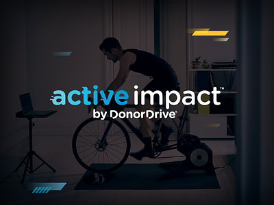 Active Impact Logo active app branding illustration logo movement sport typography vector