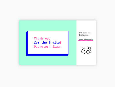Hi :) design invite