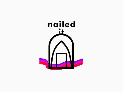 Nail salon logo.