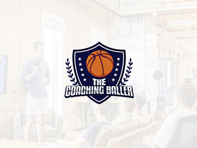 Emblem logo design | The coaching baller