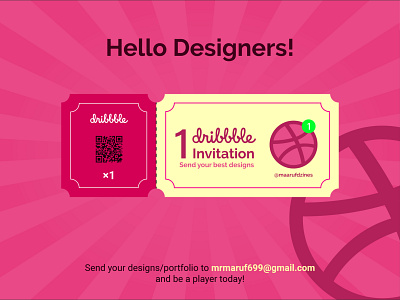 Dribbble invitation (CLOSED)