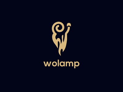 Wolamp attitude attractive branding business logo community logo company logo creative design creative logo design illustration logo meaningfull o logo owl logo simple logo spiral w letter logo