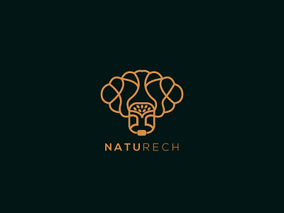 Naturech logo attitude brain branding business logo company logo creative logo design elegant flat illustration logo logo maker meaningfull simple tech tech logo technology technology design technology logo ui