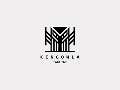 KINGOWLA attitude attractive branding business logo company logo creative logo flat king logo meaningfull