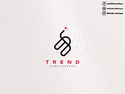 TREND agency agency logo animal animals business camel company creative desert design dubai global hotel investment lama logo logos mark miracle salon