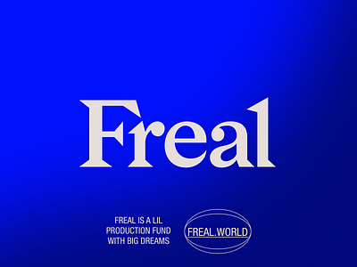 FREAL-01 art direction branding typography