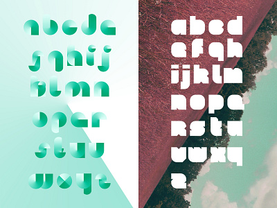 Hi-hat + Wooble boy type clean concept design font geometric gradient graphicdesign minimal minimalism minimalist type typeface typography