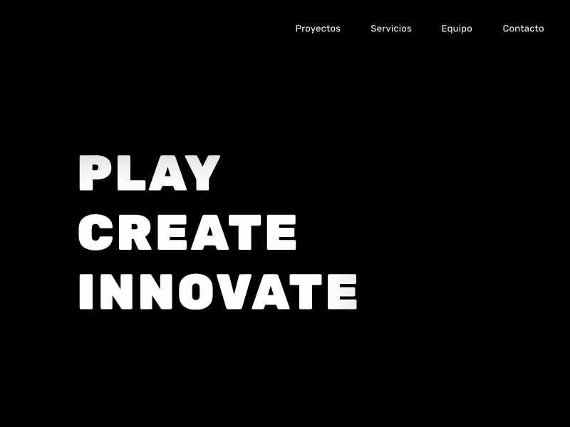 Landing page for Creative Agency figma ui