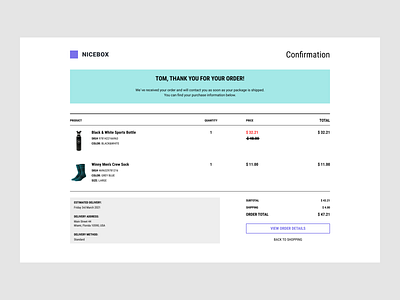 Browse thousands of Order Confirmation Screen images for design ...