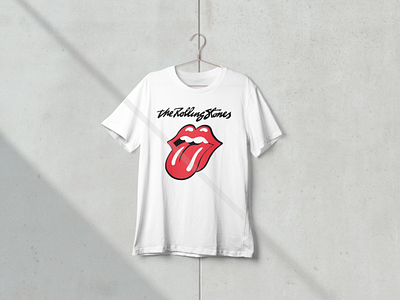 The Rolling Stones T-shirt branding figma logo