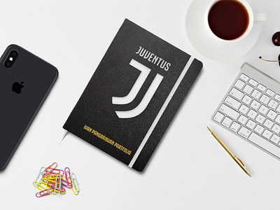 Juventus notebook branding design figma football graphic design juventus logo sport