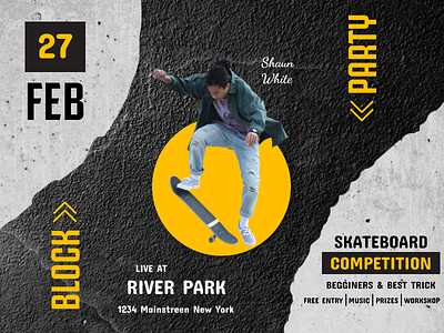 Skateboard Competition Poster