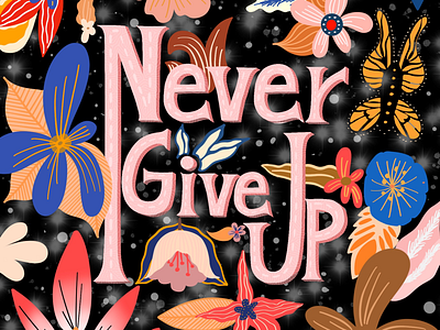 Never Give Up- Illustration illustration new