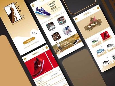 Hopo App Design app app design branding design design art illustration illustration new layout logo shoes ui ux uxdesign vector