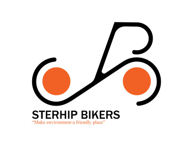 Sterhip Bikers bicycle bike design illustration illustration new logo logo design logodesign logotype web