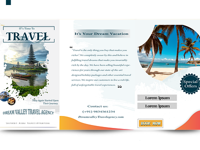 Travelling Brochure brand identity branding brochure design designs illustration marketing marketingbrochure modern