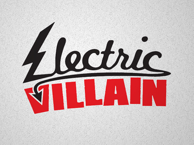 Electric Villain Logo identity logo