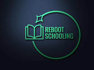 Reboot Schooling 3d app app design art brand branding clean color concept creative design education logo flat gif icon identity illustrator logo ui vector