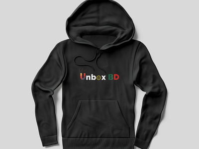 Logo on Hoodie 3d app art brand branding clean color concept creative design flat icon identity illustration illustrator logo minimal mockup simple vector