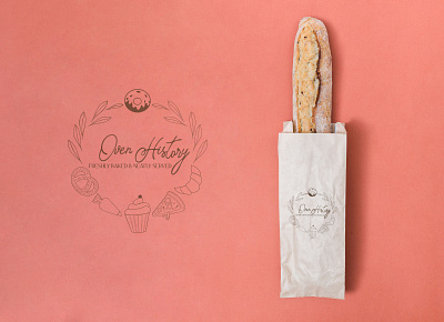 Bakery Logo on Product brand branding design icon logo minimal mockup simple vector