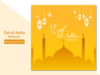 Eid al adha islamic festival wishes background design 2d beautiful brand branding clean color concept creative design eid eid al adha eid mubarak flat modern qurban ui ux vector