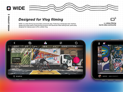 WIDE - Vlog filming tools