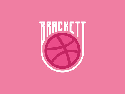 Brackett Ball basket basketball hoop collaboration custom dribbble logo linework personal logo revamp typography