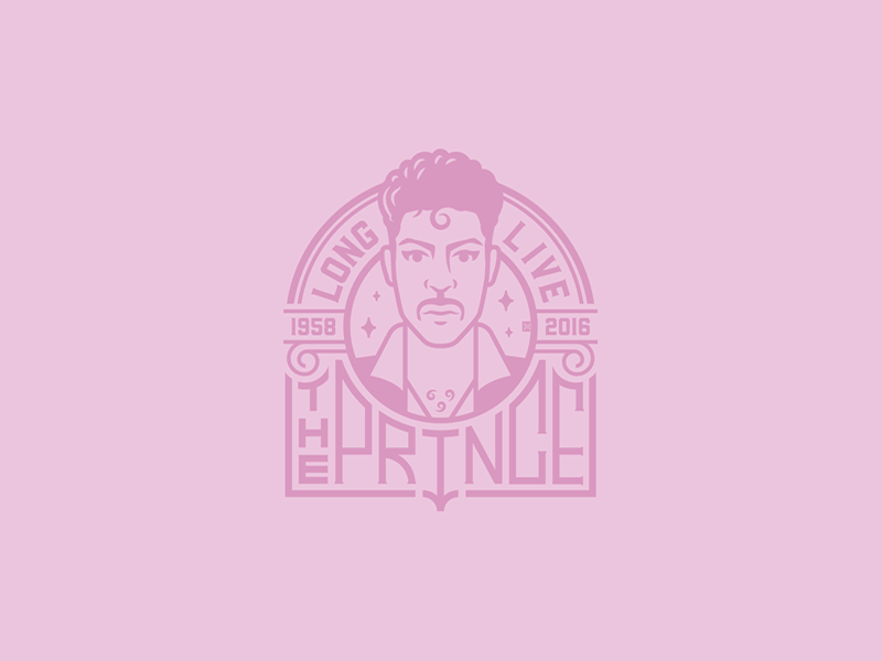 Long Live The Prince - Grid System animation grid system linework logo prince typography