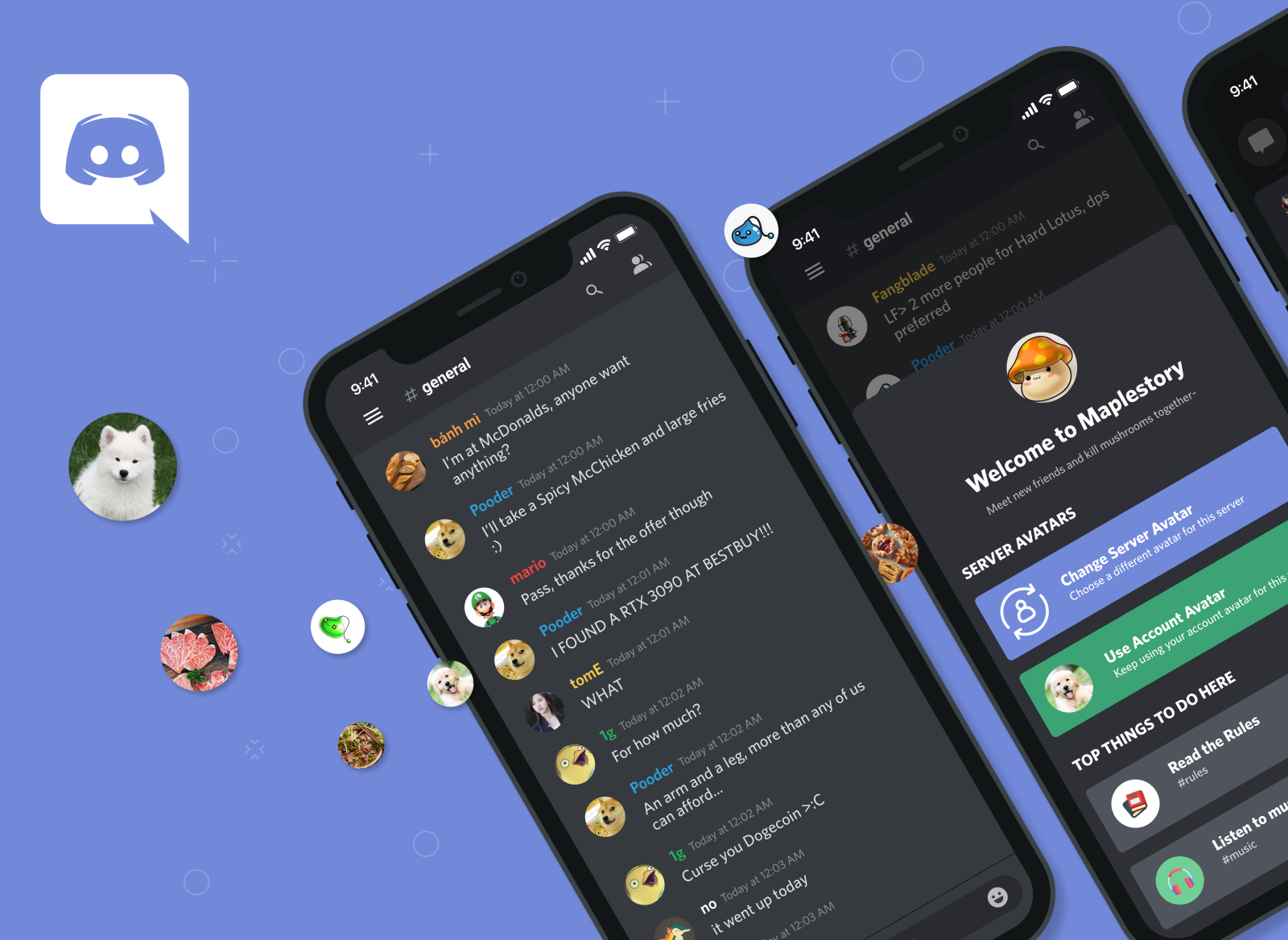 Discord Server-Specific Avatars by Peter Pham on Dribbble