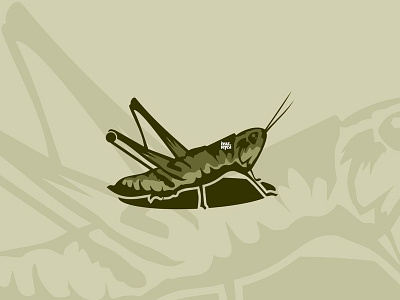 Dribbble Grasshopper Logomark animal brand branding brandmark character graphic graphicdesign grasshopper green hopper icon identity illustration logo logogram mark symbol vector