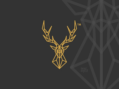 Deerhead Outline Logomark