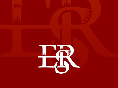 ESR Logotype arsenal esr fanart gooners graphic graphicdesign gunners initials logo logogram logotype mark symbol type typorgraphy vector wonderid