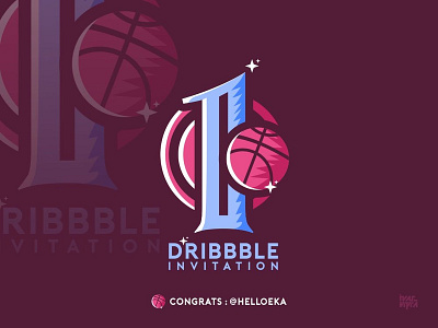 1dribbble Invitation Drafted design dribbbleinvitation dribbbleinvite graphicdesign illustration invitation invite symbol