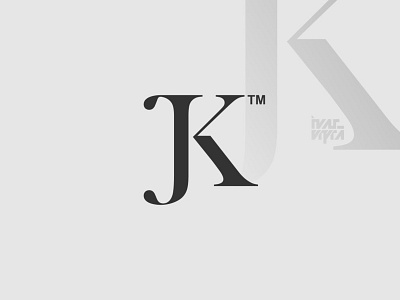 Jk Logotype Mark brand branding brandmark icon identity jk logo logogram logomark logotype mark symbol type typography vector