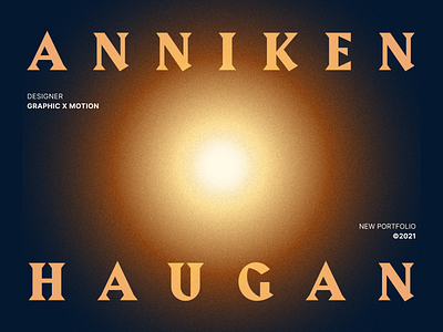 Anniken Haugan branding illustration logo typography website