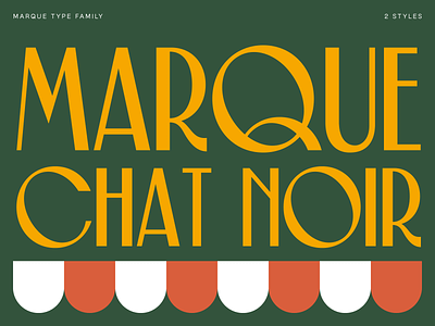 Marque Classique typeface branding flat font illustration logo minimal signage type typography