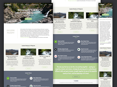 Te Awaroa article new one page river stream water website zealand