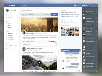 Facebook redesign