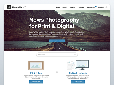 News Photography Website