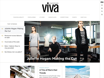 Viva Magazine Online article beauty fashion lifestyle living new website zealand