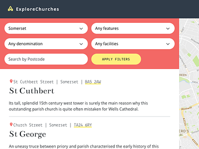 Explore Churches Map