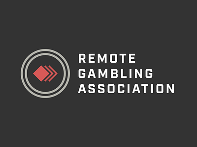 RGA Logo association brand circle gambling geometric logo logotype minimal remote