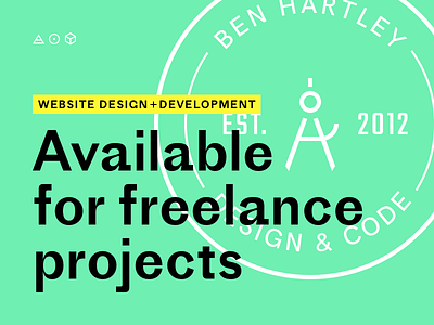 Available for freelance projects branding design development freelance graphic ui ux