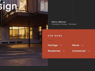 Architecture categories architecture gallery portfolio showcase ui ux website work