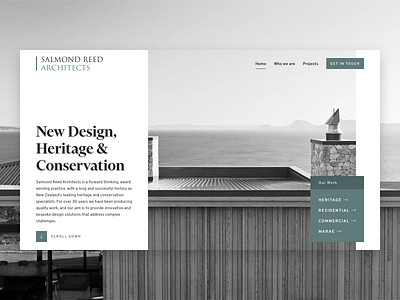 Architecture homepage